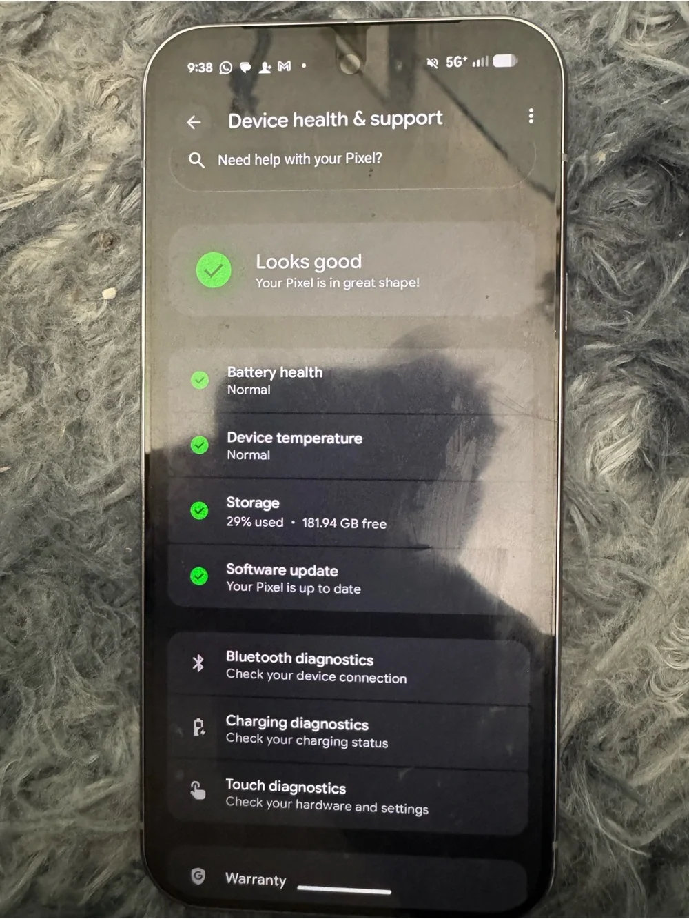 Matte Gray Cell Phone with Subtle Circular Logo - Sleek Modern Finish
